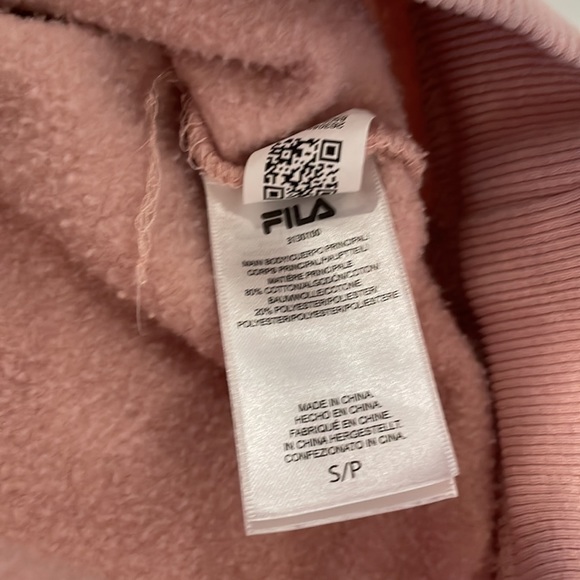 (2/$20) FILA Small Pink Sweatshirt - Picture 6 of 7